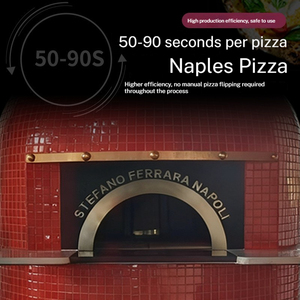 Horno de Pizza Comercial Napoli, a Leña y Gas, Horno de Pizza de Alta Temperatura para Restaurante - Product Image 2