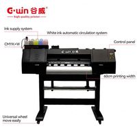 Imprimante DTF GW700 à double tête d'impression Epson XP600 60cm, nouvelle imprimante DTF entièrement automatique pour petites entreprises, impression de t-shirts, encre CMYKW, garantie 1 an