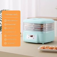 DAWNTECH Heteluchtcirculatie Huisdierensnacks Vlees Gedroogd Fruit Machine Fruit Groenten Huishoudelijk Automatisch Klein 200W Motor