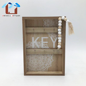 De Pared decorativo de madera montado en la clave de caja de almacenamiento - Product Image 4