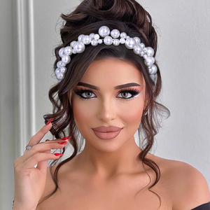 Bandeau <span class=keywords><strong>de</strong></span> diadème <span class=keywords><strong>de</strong></span> mariée fait à la main avec perles accessoires <span class=keywords><strong>de</strong></span> bijoux <span class=keywords><strong>de</strong></span> <span class=keywords><strong>cheveux</strong></span> <span class=keywords><strong>de</strong></span> <span class=keywords><strong>mariage</strong></span> pour femmes <span class=keywords><strong>coupe</strong></span> <span class=keywords><strong>de</strong></span> <span class=keywords><strong>cheveux</strong></span> Simple et à la mode pour les femmes HP810 - Product Image 1