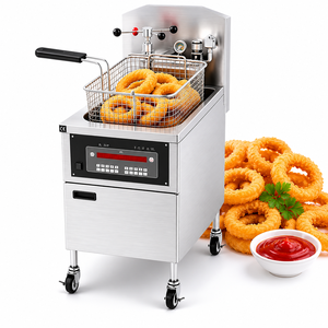 Freidora de <span class=keywords><strong>Pollo</strong></span> a Gas Eléctrica Comercial de Alta Productividad para Hoteles, Nueva con Certificación CE, 1 Año de Garantía - Product Image 2