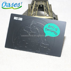 Puce personnalisée carte d'invitation de mariage en métal découpé au laser de luxe carte de crédit matériel de carte de visite en métal noir - Product Image 3