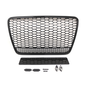 Kits de carrosserie en plastique noir pour voiture, pare-chocs avant, grilles en nid d'abeille, grille Parrilla 4L0853651H 4L0853651A pour <span class=keywords><strong>Audi</strong></span> <span class=keywords><strong>Q7</strong></span> 4L 2005-2015 - Product Image 3
