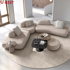 U-Best Sofá Curvo de Lujo Art Nova <span class=keywords><strong>para</strong></span> Sala de Estar, Diseño Divani Kanepe, <span class=keywords><strong>Muebles</strong></span> <span class=keywords><strong>para</strong></span> el Hogar, Mobili Per <span class=keywords><strong>La</strong></span> <span class=keywords><strong>Casa</strong></span> - Product Image 5