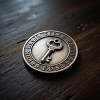 Monedas de Metal Antiguas Personalizadas de Fábrica, Monedas de Latón y Plata, Recuerdos Coleccionables Raros, Monedas Antiguas de Colección