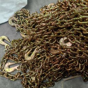 للبيع بالجملة سلسلة مقطورة من الزنك G80 بوصة 10 أقدام سلسلة مقطورة من سبائك الصلب - Product Image 1