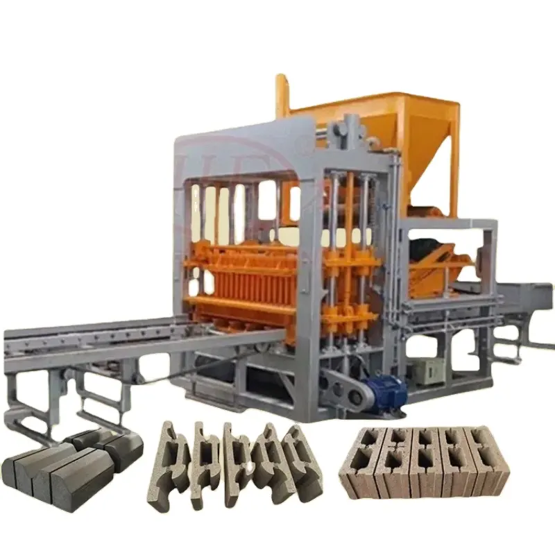 Vente d'usine de bâtiment machine automatique de fabrication de blocs de briques creux en béton de ciment machine de fabrication de briques en béton vibrant