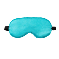 Masker Mata Tidur Sutra Tali Elastis yang Dapat Disesuaikan Satin Lembut Penghalang Cahaya Ramah Kulit Alat Bantu Tidur untuk Perjalanan, Tidur Siang, Tidur Malam