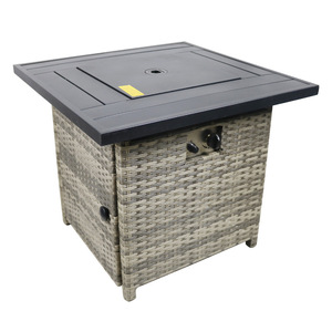 Fábrica directamente Teslin + Material de acero al aire libre gas propano jardín patio mesa de fogata - Product Image 5