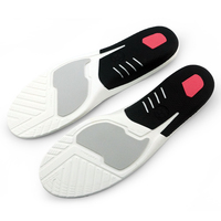 Semelles orthopédiques de sport à soutien de la voûte plantaire 3D, amortissantes, hautement élastiques, pour le soin des pieds, pour la marche et les baskets
