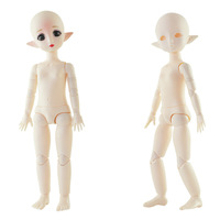 Poupée BJD personnalisable 1/6 Fat Boy Elf 30cm en plastique, corps nu avec maquillage, tête personnalisable, 22 articulations, peau blanche