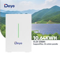Batterie domestique LiFePO4 10,6 kWh 51,2 V 208 Ah basse tension RW-G10.6 Deye de haute qualité
