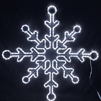 Innen/Außen Warmweiß LED Schneeflocke Eiszapfen Lichter IP65 Wasserdichte Dach-und Garten dekoration für Weihnachts ferien