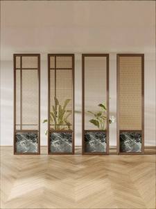 Nouvelle cloison de séparation moderne en acier inoxydable et bronze, style luxe léger, pour hall d'hôtel commercial, département des ventes et club, modèle 201/304 - Product Image 2