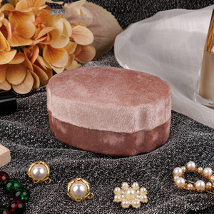 Xinsheng Premium Velvet Large-capacity Multi-slot <b>Ring</b> <b>Storage</b> Box, Can Hold a Large Number of Earrings and <b>Rings</b> - Product Image 2