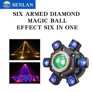 100W sáu-cánh tay RGB <span class=keywords><strong>LED</strong></span> di chuyển đầu ánh sáng với hiệu ứng nhấp nháy IP65 đánh giá cho các bên & đám cưới - Product Image 2