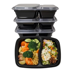 Barquette alimentaire CPET scellable en plastique, prix usine, pour l'emballage de repas prêts à consommer - Product Image 1