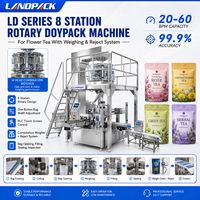 Máquina de envasado Doypack para carne seca de res, café en grano, dulces, alimento para perros, fruta deshidratada y té con aroma a crisantemo