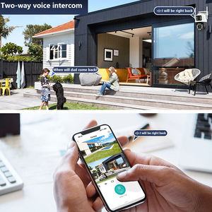 야간 투시 스마트 6MP 3K CCTV 네트워크 무선 야외 보안 WiFi 카메라 건 및 볼 듀얼 렌즈 카메라 - Product Image 4