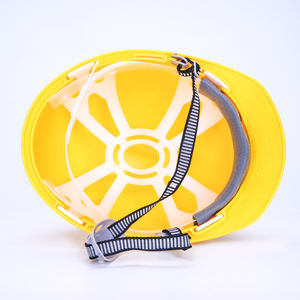 Casque de sécurité jaune bon marché avec doublure en plastique pour la protection de la tête au travail - Product Image 5