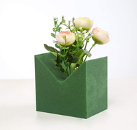 Mousse florale verte en résine phénolique pour arrangements floraux, matériau d'emballage pour bouquets, absorbante, vente en gros, direct usine