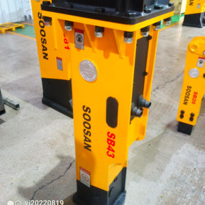 SOOSAN SB 43 BOX Mini Excavadora Retroexcavadora Minicargadora Tipo de caja Martillo hidráulico Nueva condición que incluye cincel - Product Image 1