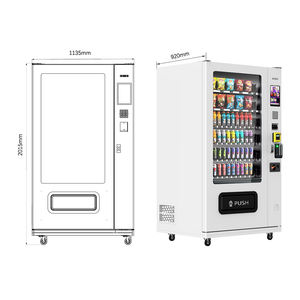 Máquina Expendedora Inteligente Combo JSK para Snacks, Alimentos, Bebidas y Botellas de Agua con Pantalla Táctil y Lector de Tarjetas Popular en Norteamérica - Product Image 5