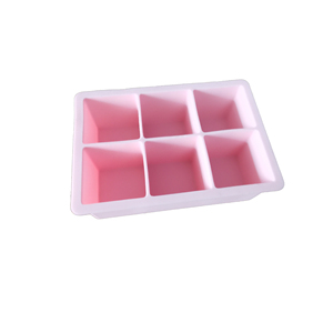 Phổ biến Stackable tái sử dụng sinh thái thân thiện sáu lỗ lớn <span class=keywords><strong>Silicone</strong></span> vuông <span class=keywords><strong>Ice</strong></span> <span class=keywords><strong>Cube</strong></span> khuôn Tủ đông khuôn mẫu - Product Image 5