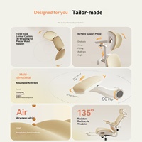 Chaise ergonomique avec support lombaire, chaise d'ordinateur, chaise de jeu, chaise de bureau à domicile, chaise d'étude pour femmes, inclinable en nylon, réglable en hauteur