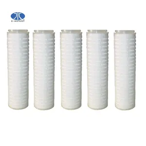 PP pleated cartridge filter 2.5 Dia and Length 10 inch