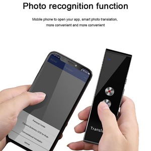 Máquina de traducción de voz para viajes de negocios T8, aleación de aluminio para aplicación Bluetooth, interpretación simultánea inteligente OLED - Product Image 3