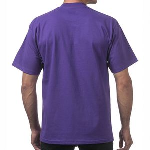 Camiseta Azul Rey Lisa Premium, Impresión de Logotipo Personalizado, Fabricación al por Mayor OEM, Algodón Suave, Ropa Casual, Alta Calidad, Nueva Producción - Product Image 4