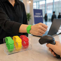 Bracelet intelligent en silicone avec logo personnalisé réglable, RFID NFC 13,56 MHz
