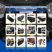 Pengisi Celah Jok Mobil Kulit PU Premium Kustom, Organizer Celah Mobil, Aksesoris Interior Mobil untuk Wanita Pria SUV Truk