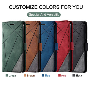 Nouveau sentiment de peau ligne de couture étui en cuir à rabat multifonction pour iphone16 étui de téléphone porte-carte 15Promax - Product Image 4