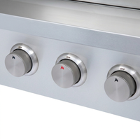 Barbecue à gaz encastrable haut de gamme 36 pouces 3B en acier inoxydable avec 4 brûleurs et allumage électronique