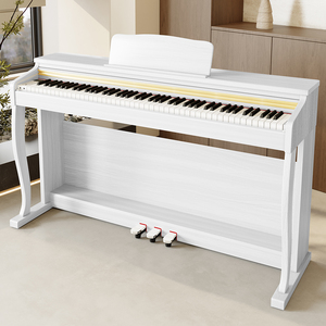 Pianoforte Digitale Verticale <span class=keywords><strong>con</strong></span> 88 Tasti e Connessione da 6,35 mm per Strumento a Tastiera - Product Image 2