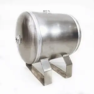 Tanque de ar pequeno/estilo piny/mini 0.1l 0.2l 0.3l 1l 2 l 3l 10l medidor cúbico de alumínio aço inoxidável caston