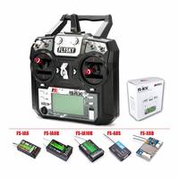 Émetteur RC 10CH 2.4G AFHDS 2A FLYSKY FS-i6X avec plusieurs récepteurs pour drone FPV RC, avion