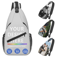 Sac à dos personnalisé pour homme et femme, sac de poitrine, sac bandoulière personnalisé, sac à dos de sport personnalisé, ajouter logo, photo, nom, pour l'extérieur