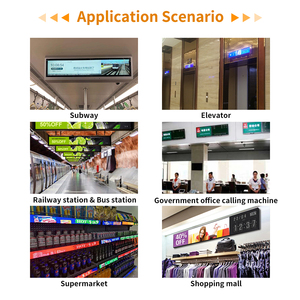 LANDUN 24 pouces de large barre étirée LCD écran tactile panneau signe Android affichage <span class=keywords><strong>bannière</strong></span> barre écran d'affichage - Product Image 5