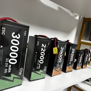 Großhandel 6s 12s 14s 22,2 V 44,4 V 51,8 V 22000mAh Smart Solid State Drone Lipo-Batterie für große Multi-Rotor-Drohne - Product Image 5