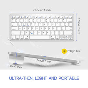 High Quality Customizable Portable Wireless Mini External Scissor Plastic <b>Bluetooth</b> <b>Keyboard</b> for Desktop - Product Image 4