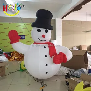 Boneco de neve inflável personalizado, boneco de neve inflável de natal para decoração de festa, natal