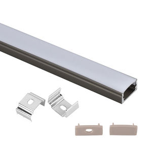 Zwart Extrusie Aluminium Profiel Kanaal Met <span class=keywords><strong>Diffuser</strong></span> Led Strip Licht Aluminium Profiel Voor Plafondlicht - Product Image 6
