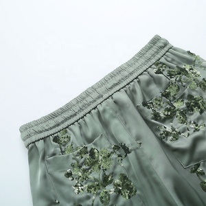 ZATRHMBM 2023 <span class=keywords><strong>pantaloni</strong></span> da donna a vita alta con coulisse Vintage con tasca laterale di nuova moda da donna - Product Image 4