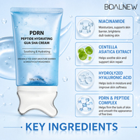 Crème Gua Sha anti-âge raffermissante au peptide PDRN coréen OEM ODM, crème éclaircissante à la niacinamide, crème liftante pour le cou et le visage, soin de la peau, crème de massage