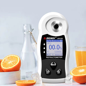 Nuevo Medidor de Brix de Azúcar SW-593, Refractómetro Digital 2 en 1 para Concentración e Índice de Refracción - Product Image 2