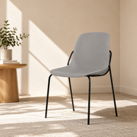 Chaise en feutre recyclé pressé à chaud, fabriquée à partir de bouteilles en plastique post-consommation, forme personnalisée, chaise ergonomique pour la maison et le bureau